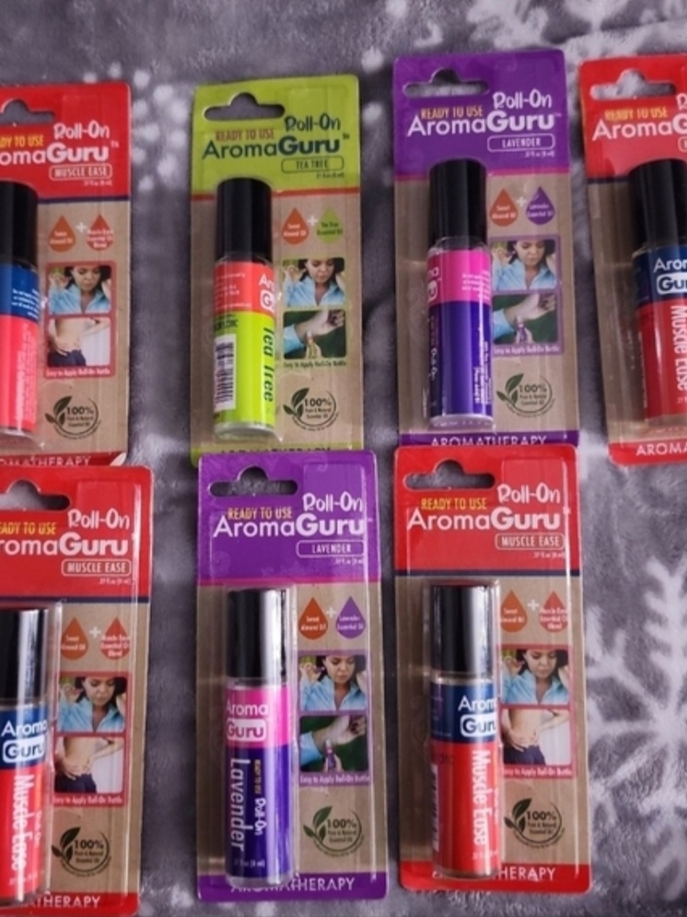 Roll-On Aromatherapy Muscle Ease - Purple Lavender